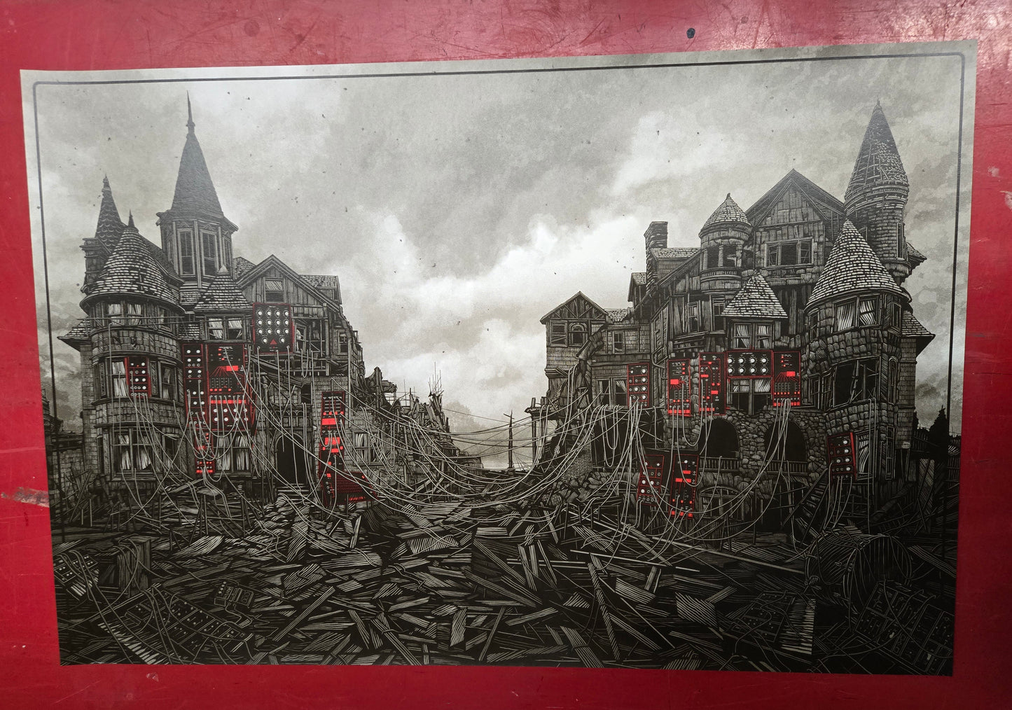 "attack decay sustain release" NIN art print 2018