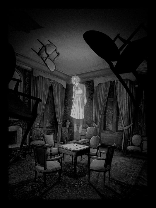 Spirit Board XL print "the seance"