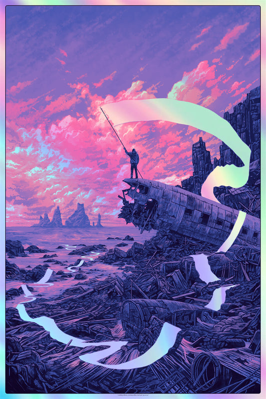 "holding ribbons, crossing coffins." variant