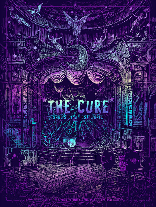 THE CURE - boston- foil AP