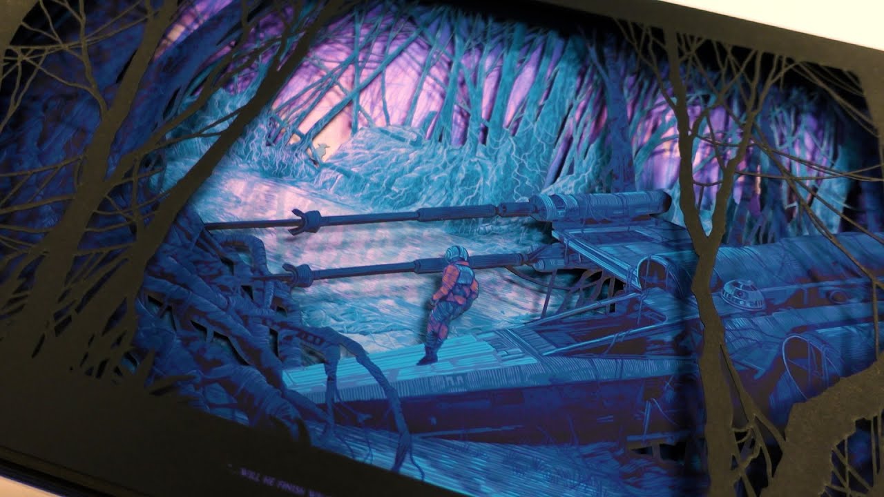 STAR WARS shadowbox Artist Proof copies