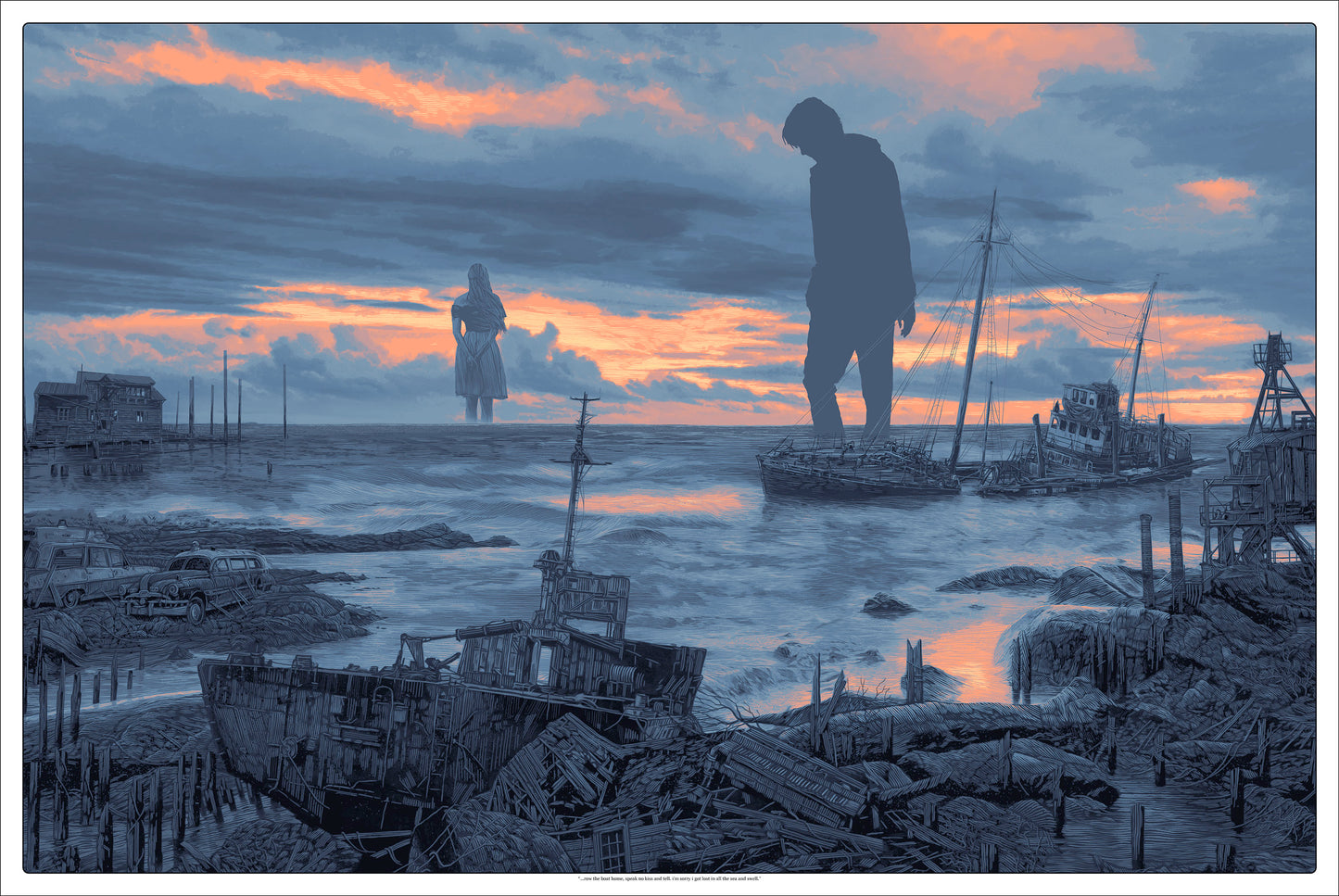 "row the boat home..." dawn