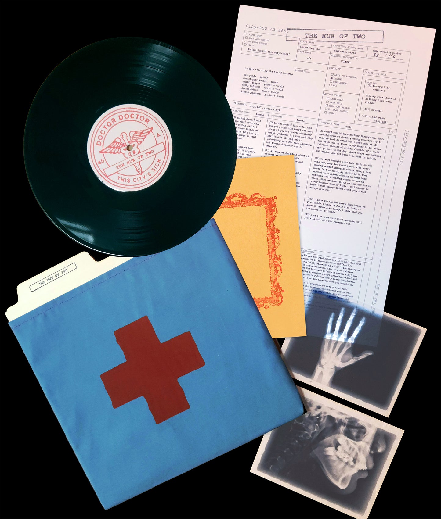 The Hue of Two - 'Doctor Doctor!' 10" medical kit vinyl