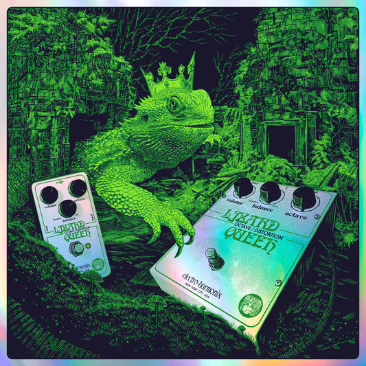 XL "Lizard Queen" print and pedal